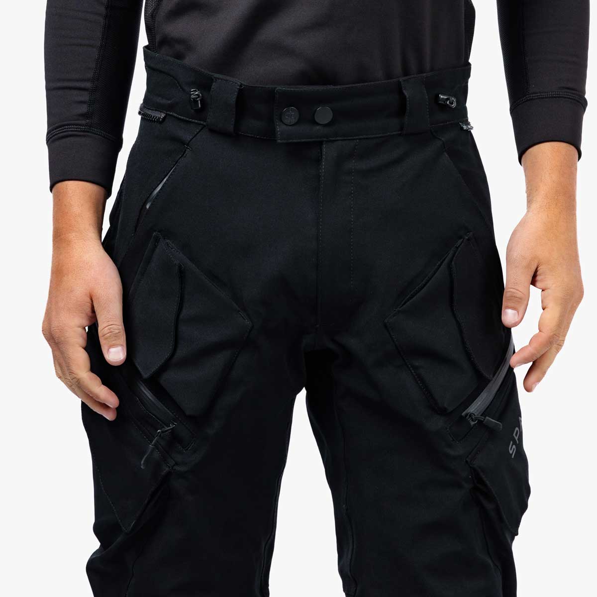 Spada Nodachi CE Waterproof Textile Trouser Black FREE UK Delivery, FREE 365 Day Returns | Moto Central