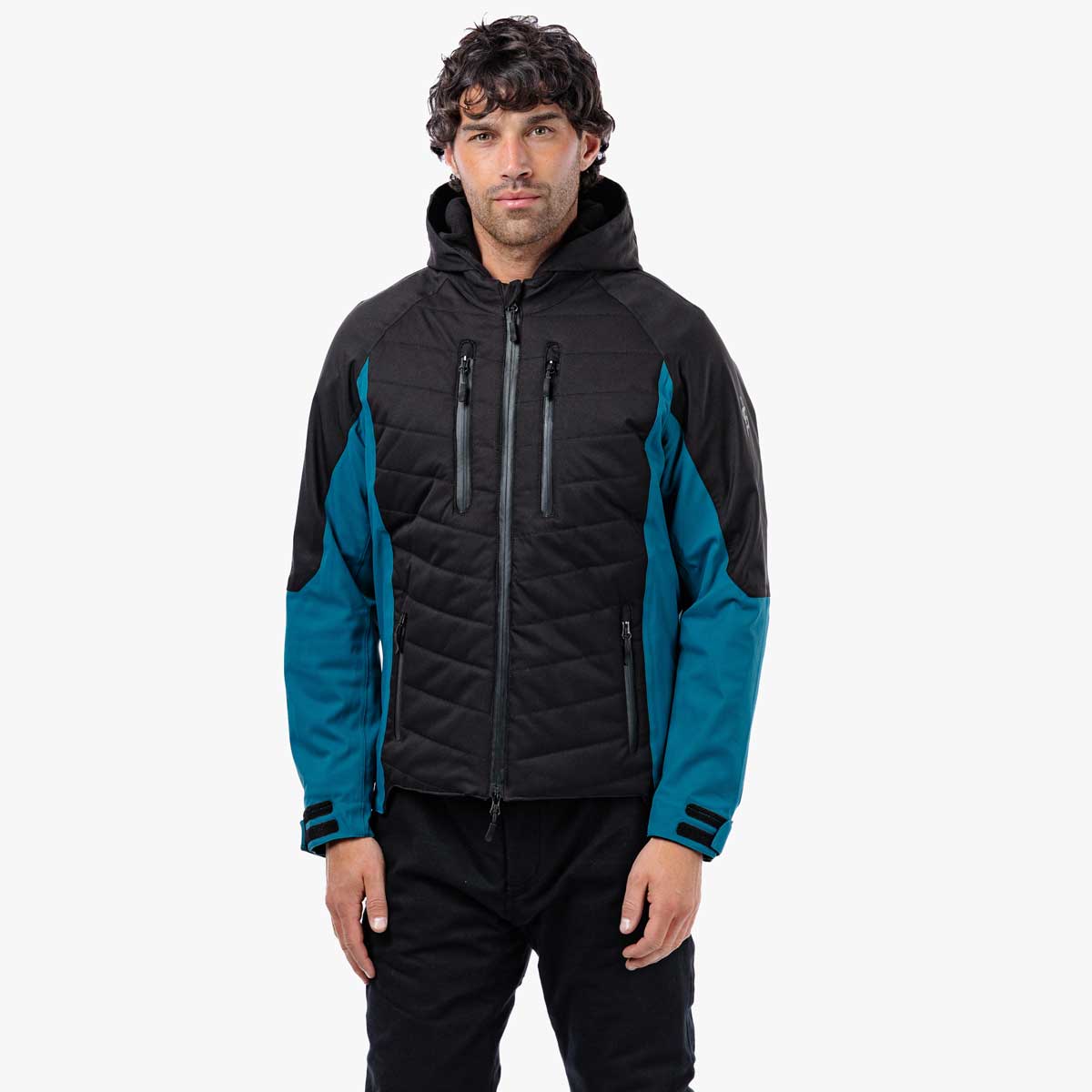 Spada Tino CE Waterproof Textile Jacket Black / Coral FREE UK Delivery, FREE 365 Day Returns | Moto Central
