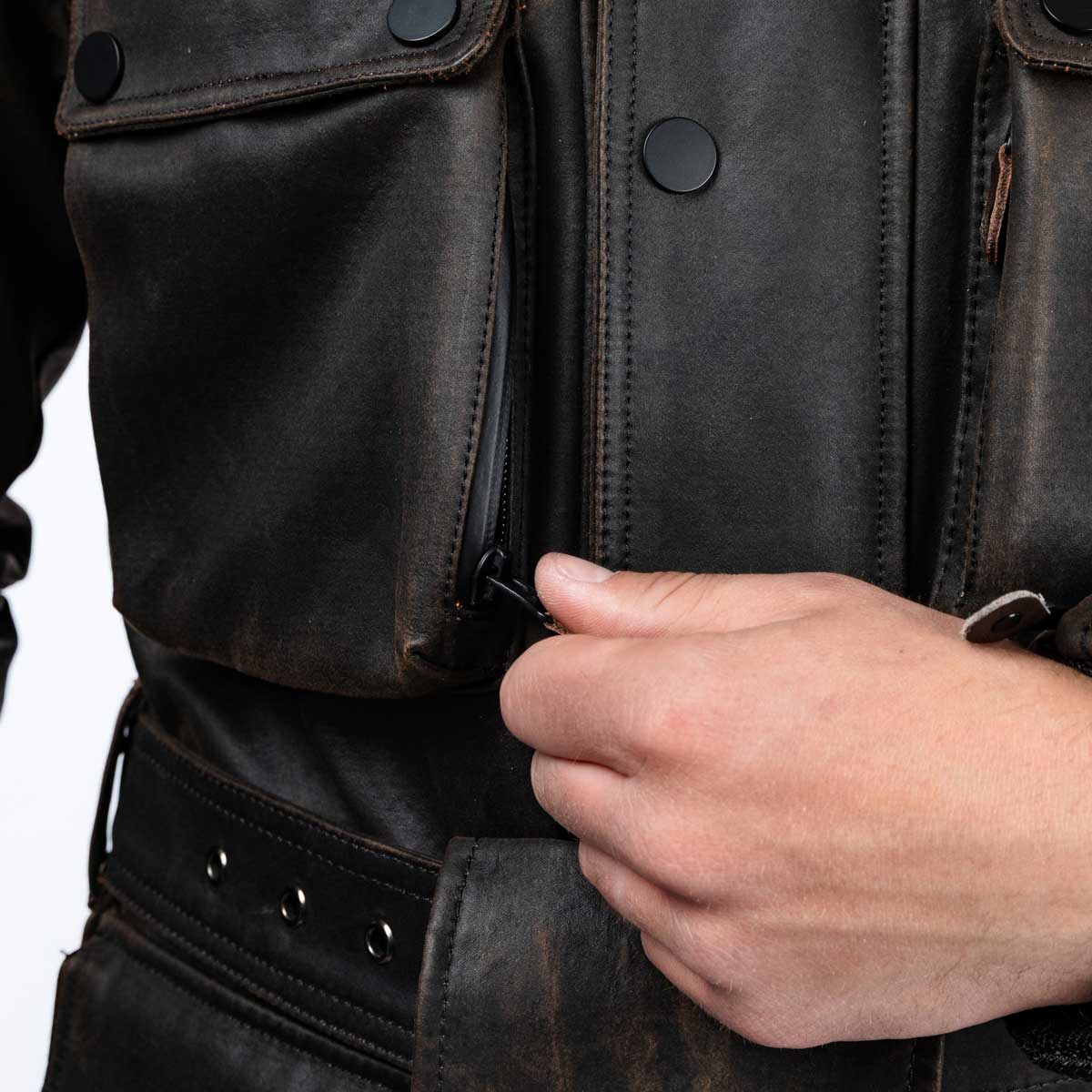 Spada Crossguard CE Waterproof Textile Jacket Walnut FREE UK Delivery, FREE 365 Day Returns | Moto Central