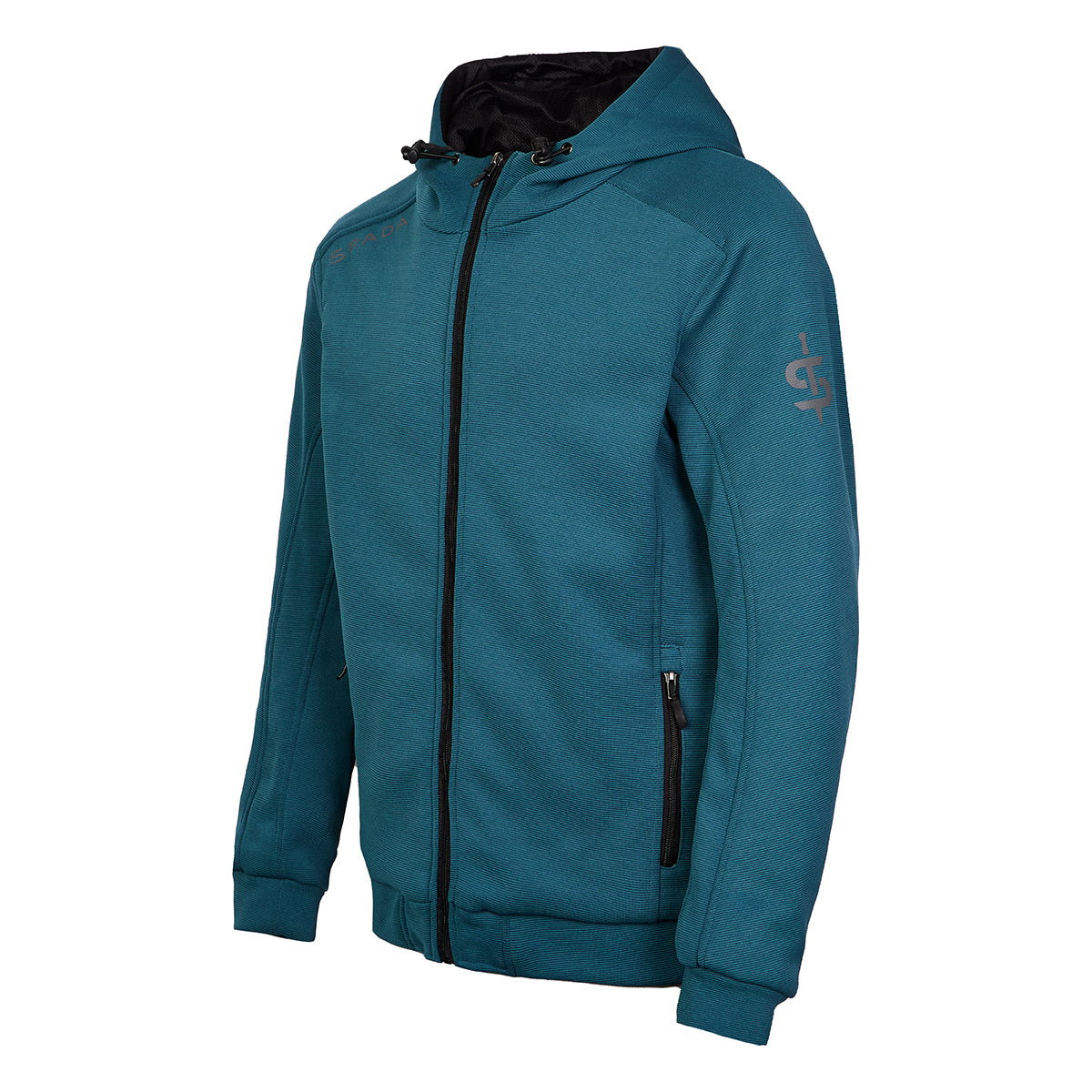 Spada Blade Zip CE Hoodie Coral Blue FREE UK Delivery, FREE 365 Day Returns | Moto Central