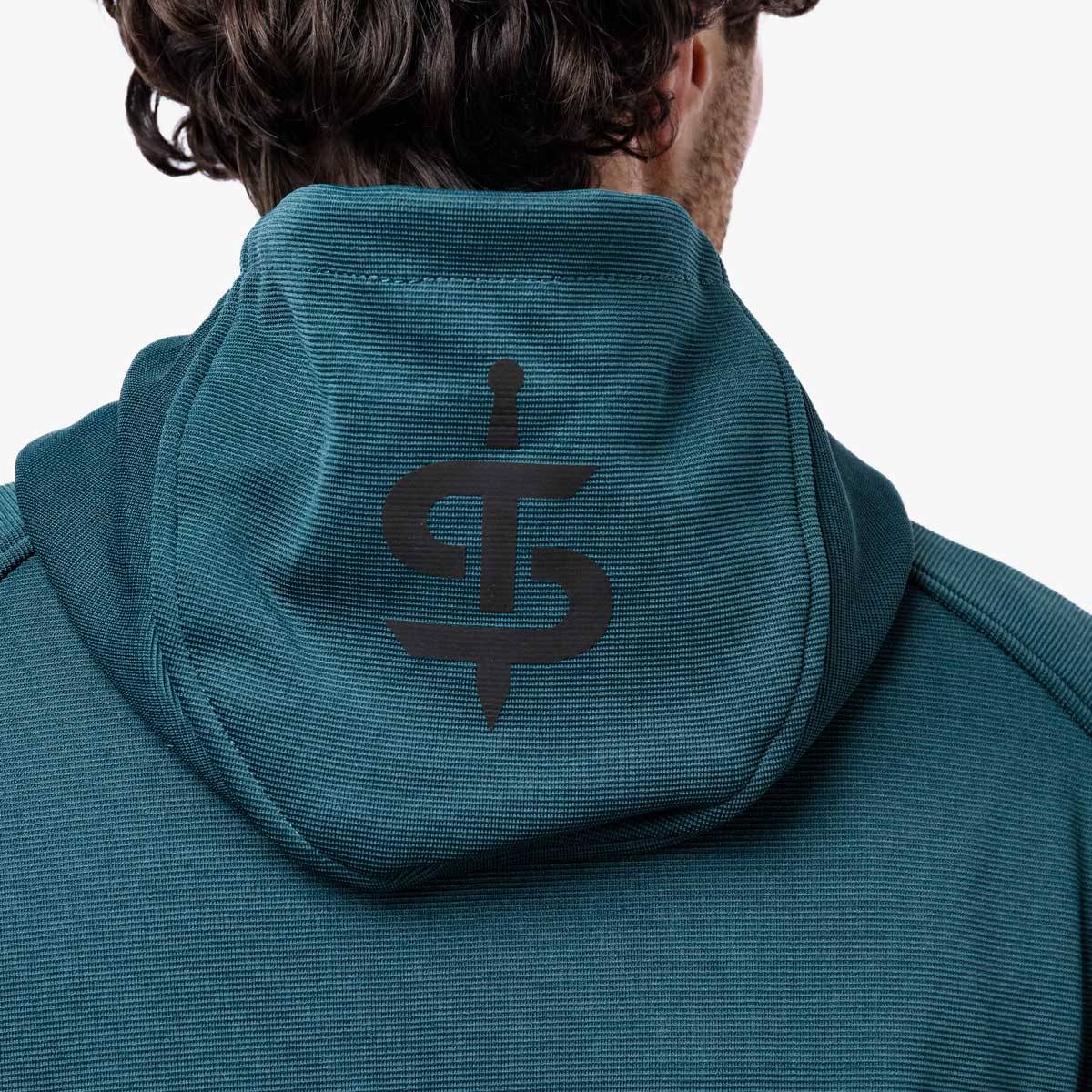 Spada Blade Zip CE Hoodie Coral Blue FREE UK Delivery, FREE 365 Day Returns | Moto Central
