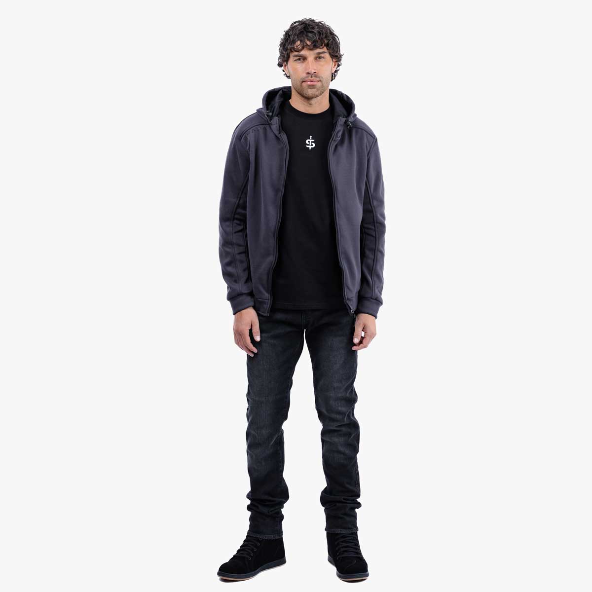 Spada Blade Zip CE Hoodie Turbulence FREE UK Delivery, FREE 365 Day Returns | Moto Central