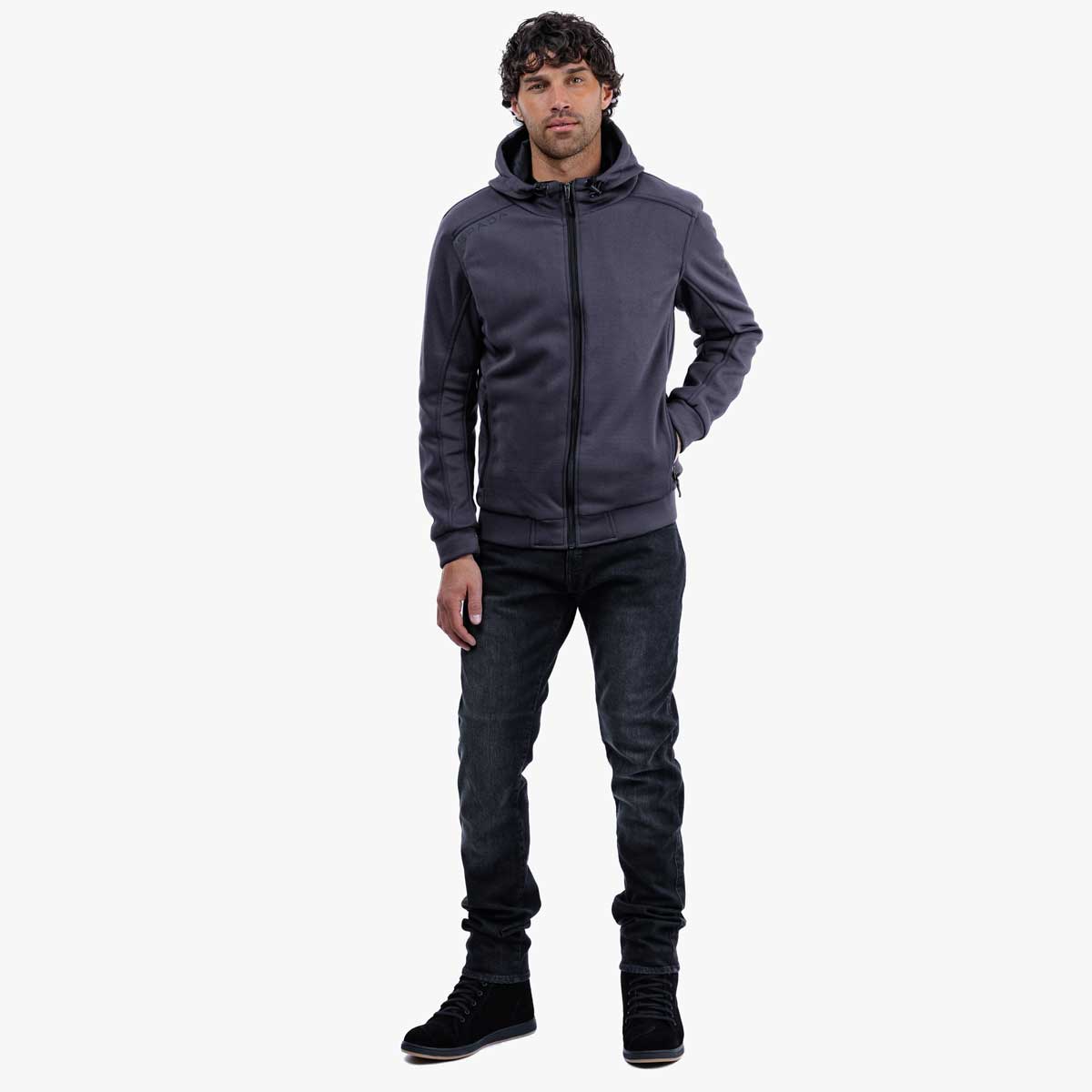 Spada Blade Zip CE Hoodie Turbulence FREE UK Delivery, FREE 365 Day Returns | Moto Central