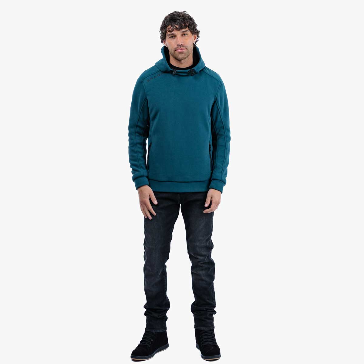 Spada Blade CE Hoodie Coral Blue FREE UK Delivery, FREE 365 Day Returns | Moto Central