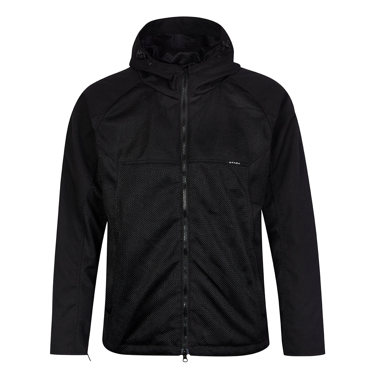 Spada Hooded Air CE Textile Jacket Black FREE UK Delivery, FREE 365 Day Returns | Moto Central