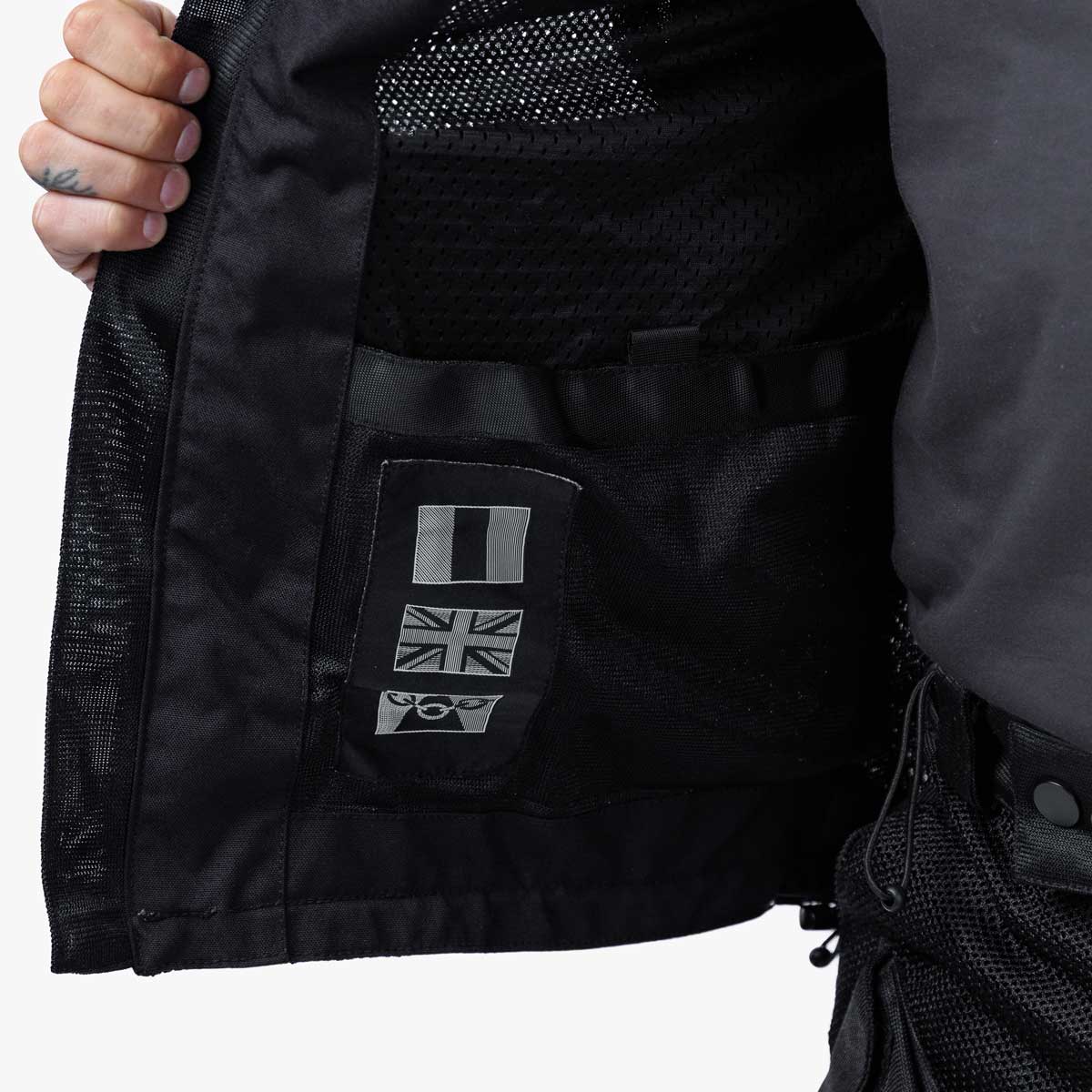 Spada Hooded Air CE Textile Jacket Black FREE UK Delivery, FREE 365 Day Returns | Moto Central