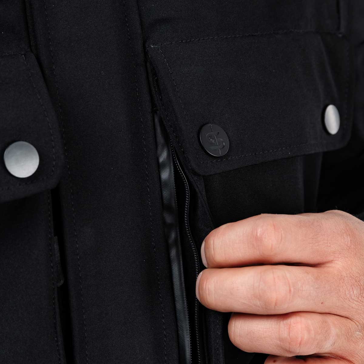 Spada Muramasa CE Waterproof Textile Jacket Black FREE UK Delivery, FREE 365 Day Returns | Moto Central