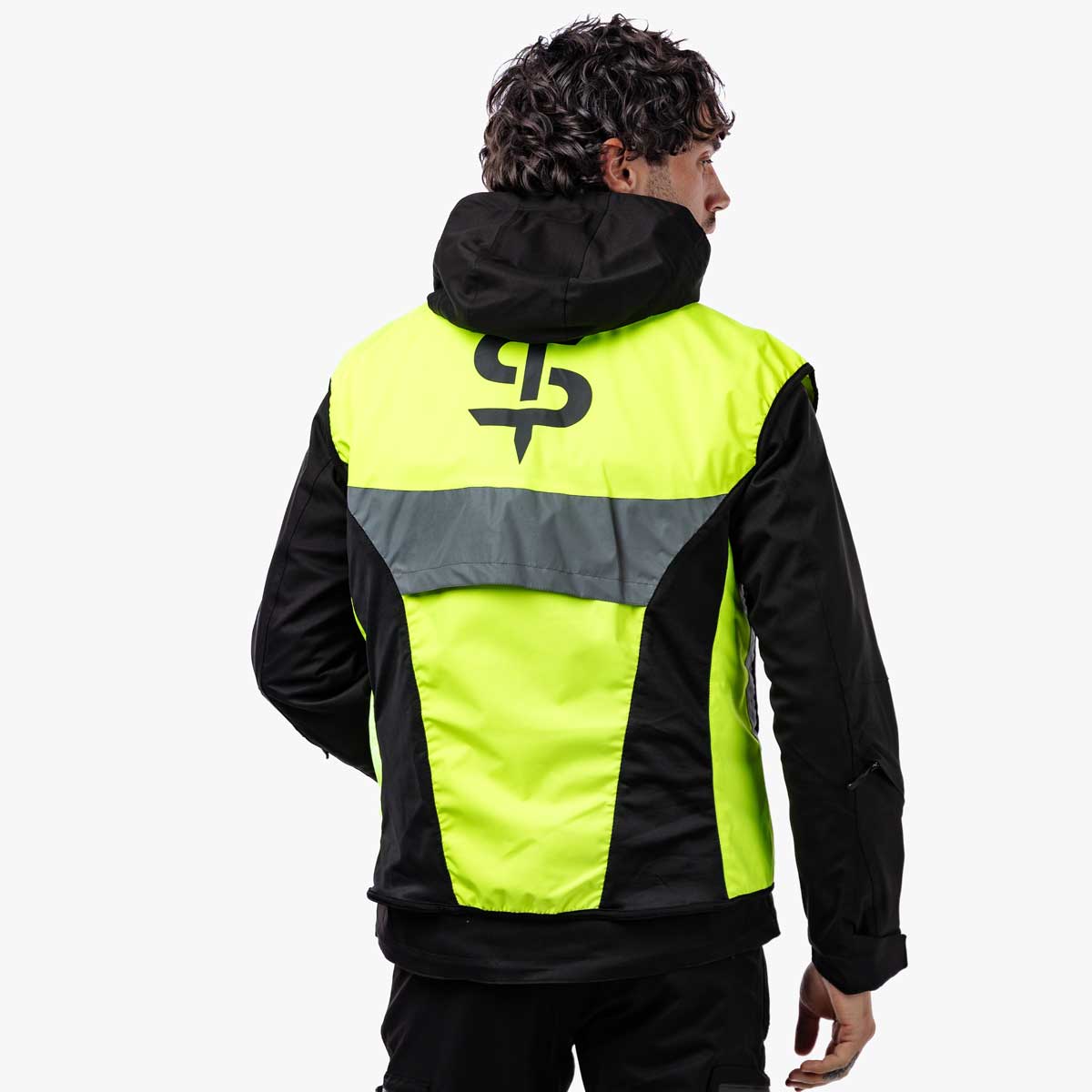 Spada Spark Hi-Vis Vest Yellow FREE UK Delivery, FREE 365 Day Returns | Moto Central