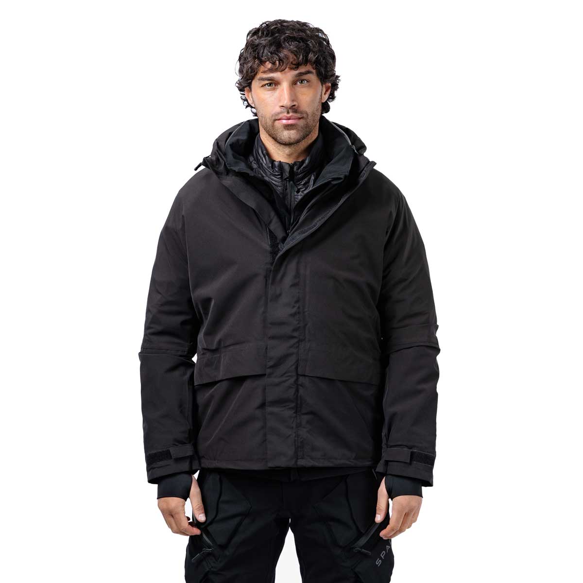 Spada Acqua Shield Waterproof Jacket Black FREE UK Delivery, FREE 365 Day Returns | Moto Central