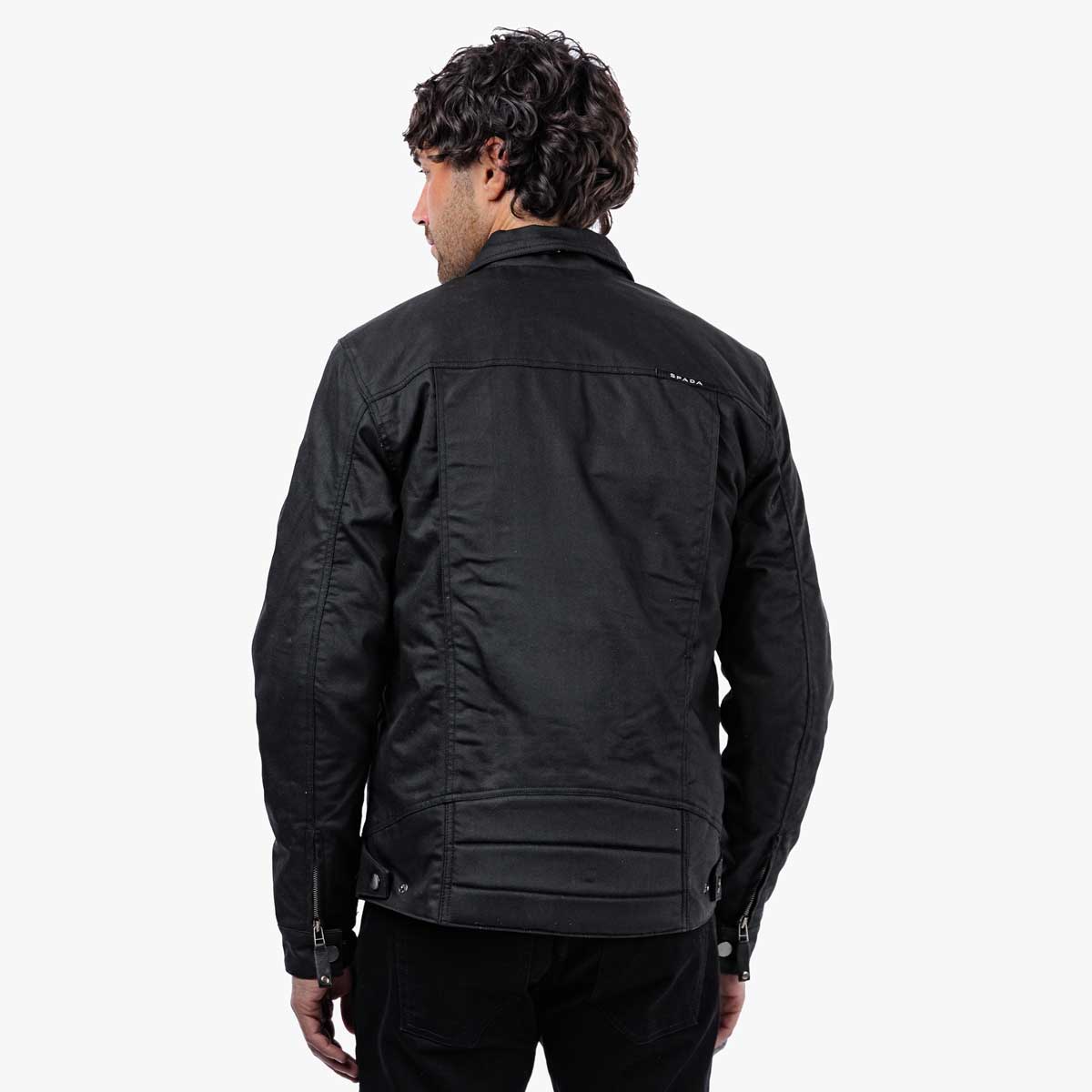 Spada Temper Trucker CE Textile Jacket Black / Tan FREE UK Delivery, FREE 365 Day Returns | Moto Central
