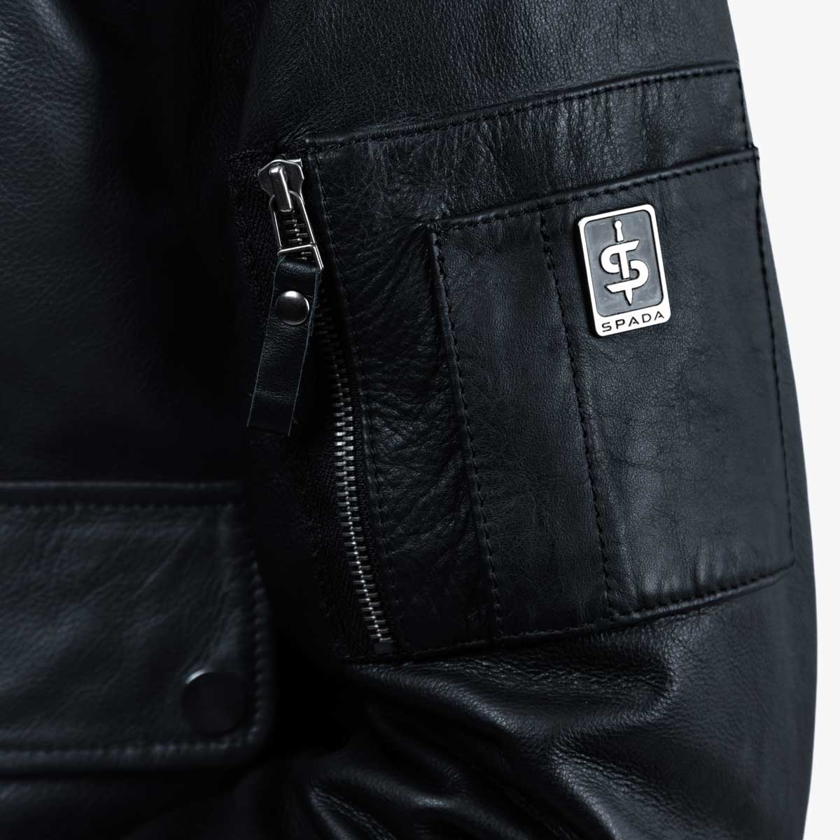 Spada Turbine CE Leather Jacket Black FREE UK Delivery, FREE 365 Day Returns | Moto Central