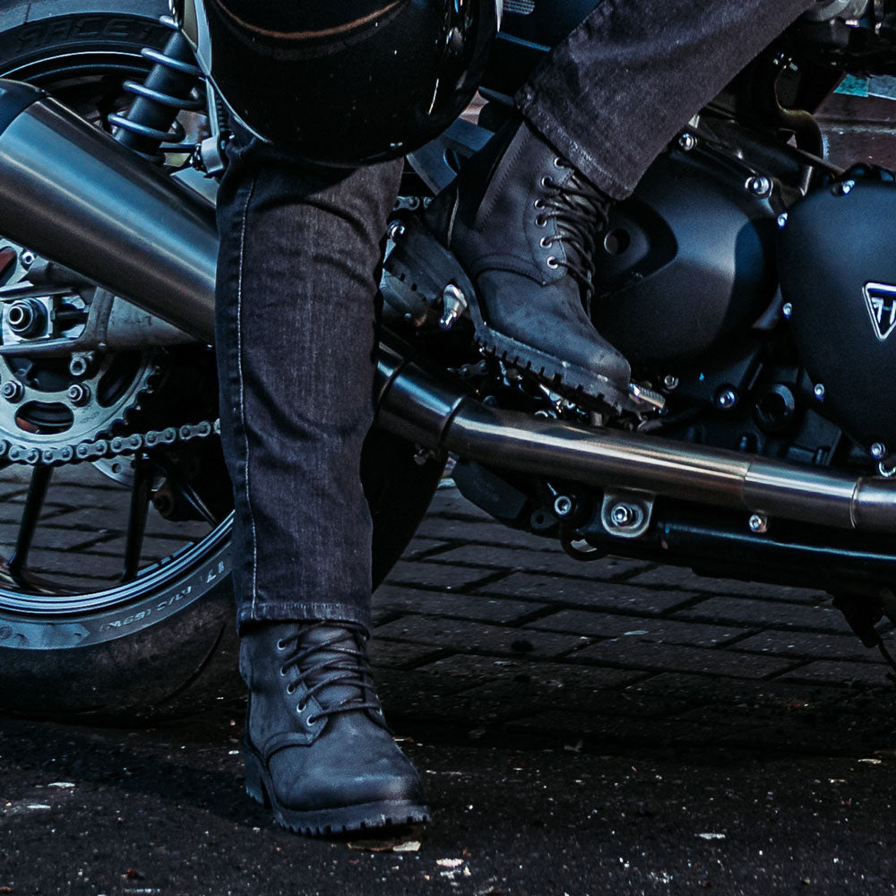 Spada Piston CE Ladies Boots Black FREE UK Delivery, FREE 365 Day Returns | Moto Central