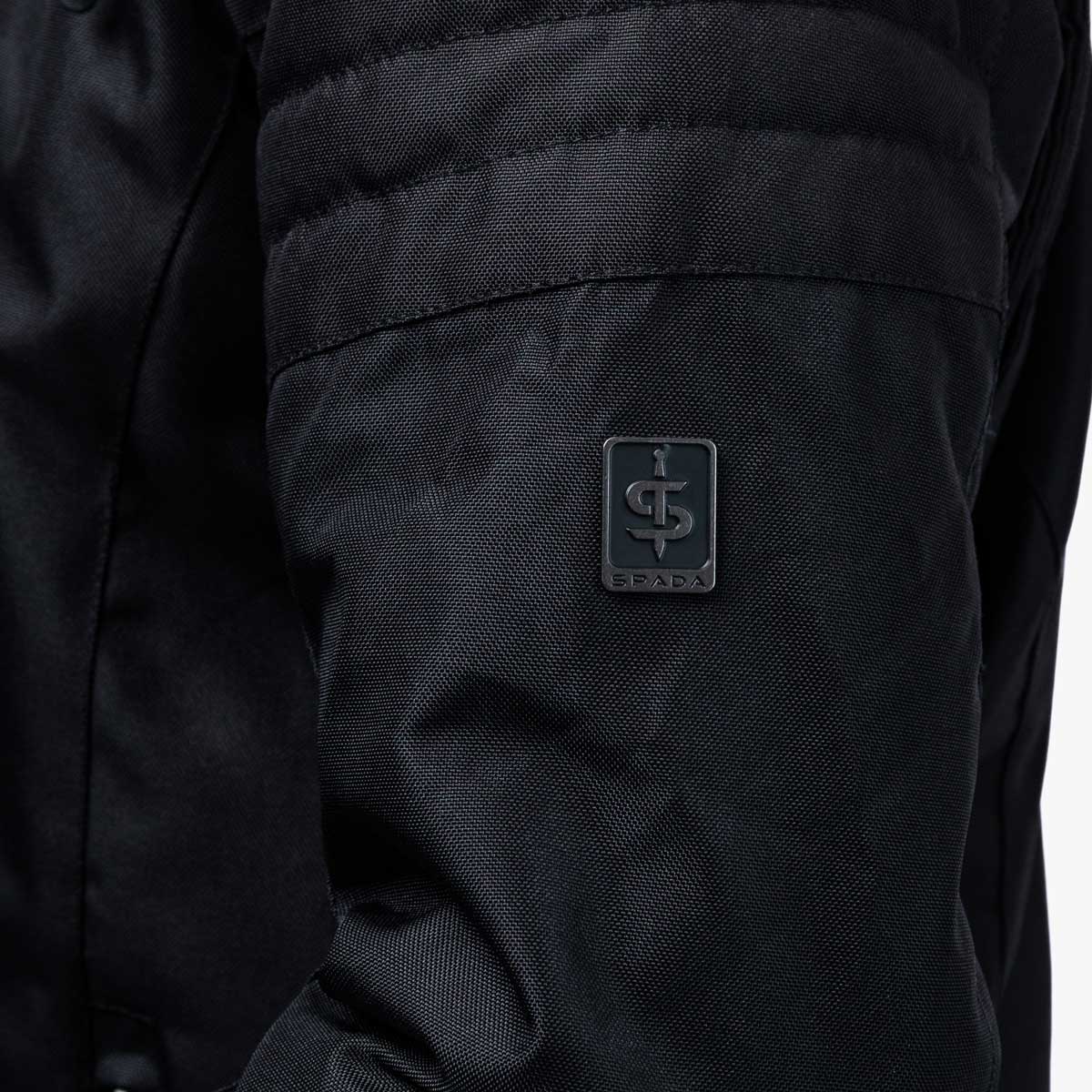 Spada Cafe Flux CE Textile Jacket Black FREE UK Delivery, FREE 365 Day Returns | Moto Central