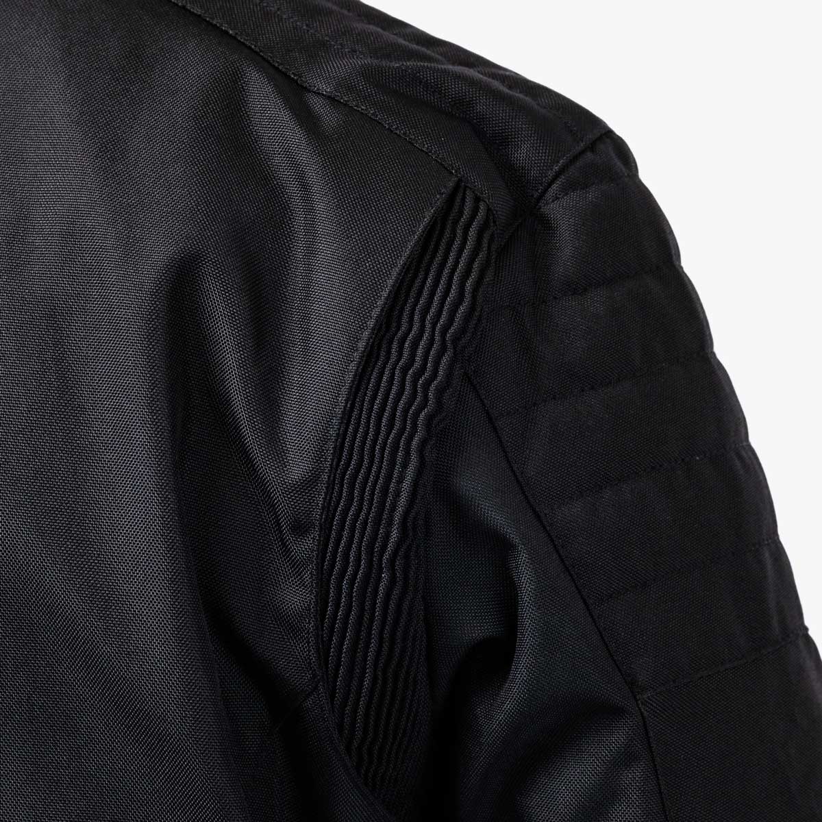 Spada Cafe Flux CE Textile Jacket Black FREE UK Delivery, FREE 365 Day Returns | Moto Central