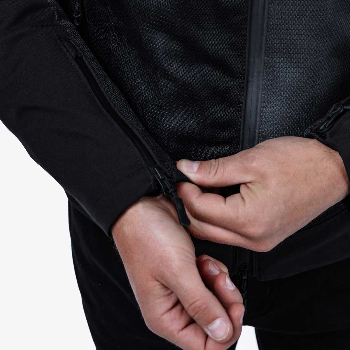 Spada Cafe Air CE Textile Jacket Black FREE UK Delivery, FREE 365 Day Returns | Moto Central
