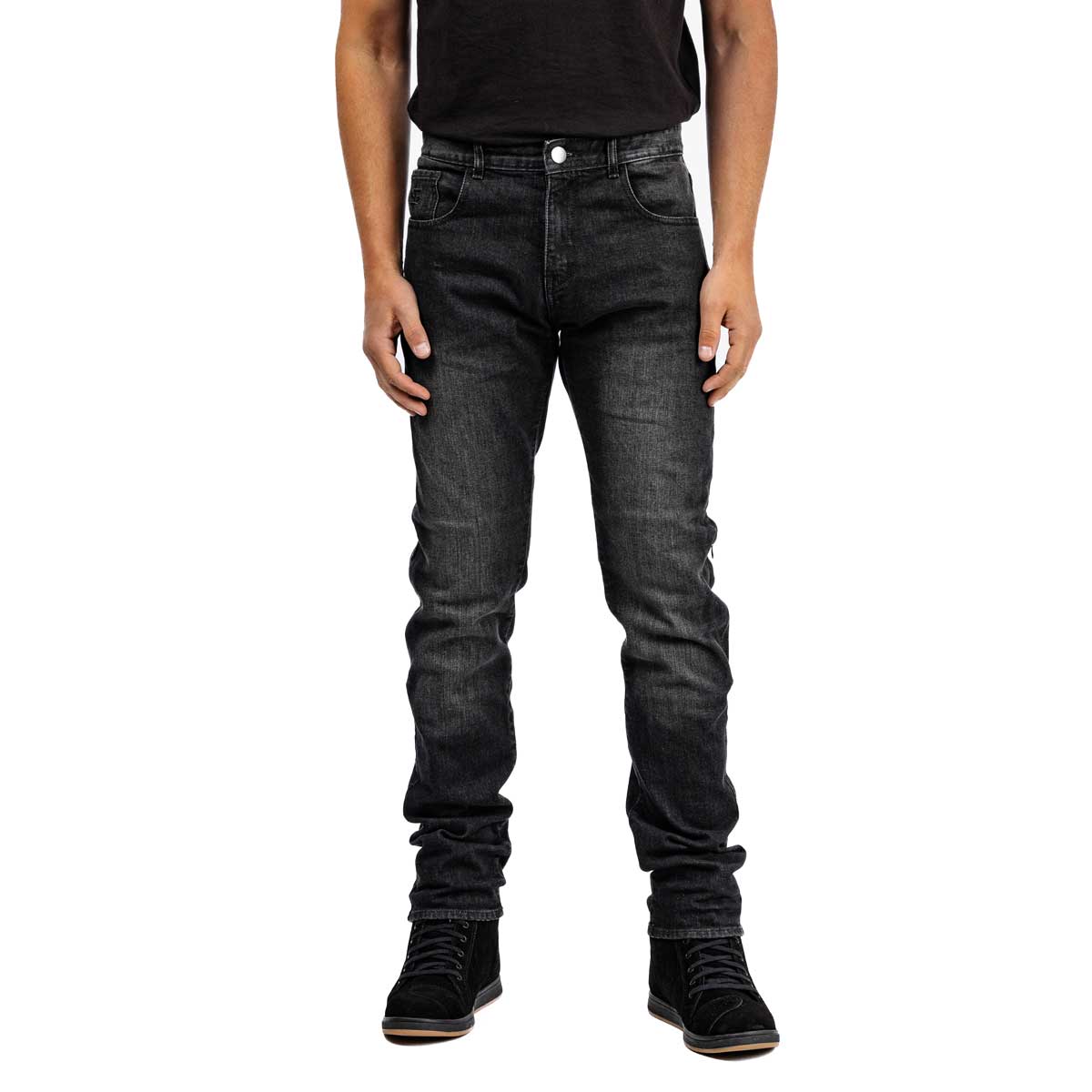 Spada Drifter CE Denim Jeans Washed Black FREE UK Delivery, FREE 365 Day Returns | Moto Central