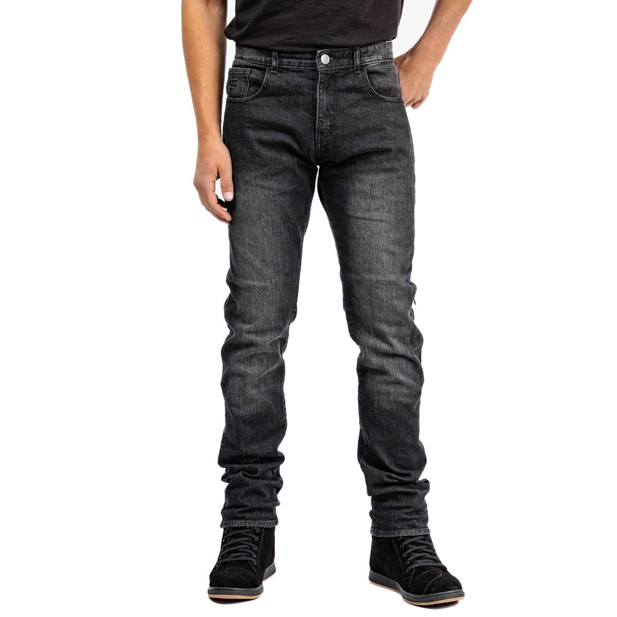 Spada Drifter CE Denim Jeans Washed Black FREE UK Delivery, FREE 365 Day Returns | Moto Central