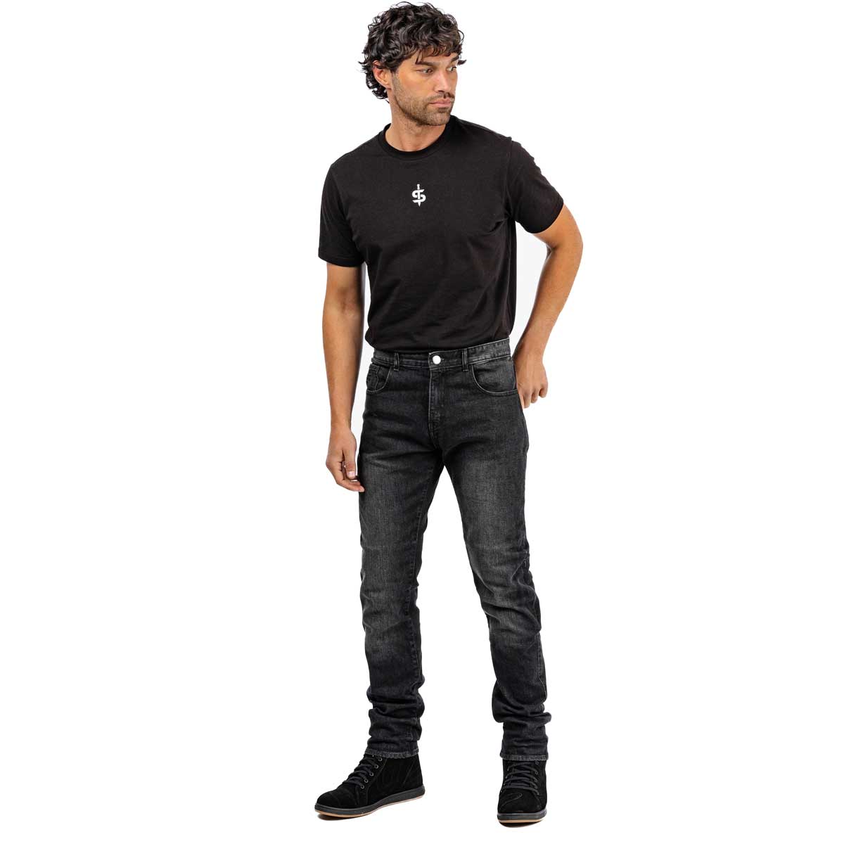 Spada Drifter CE Denim Jeans Washed Black FREE UK Delivery, FREE 365 Day Returns | Moto Central
