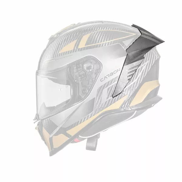 Premier Hyper TK2 / TK 19 Helmet Spoiler Gloss Grey FREE 365 Day Returns, FREE UK Delivery | Moto Central