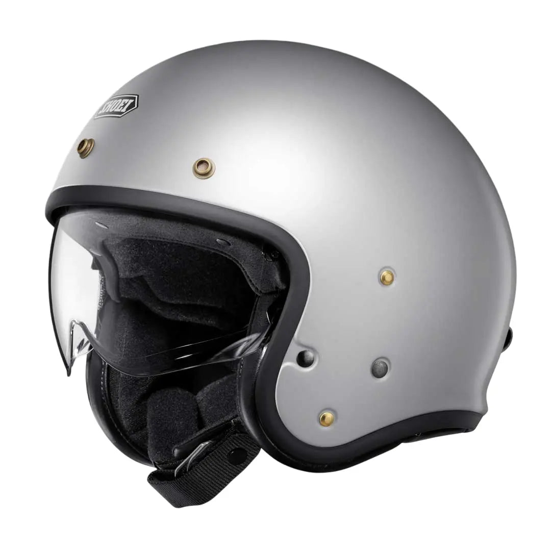 Shoei J.O2 Matt Light Silver FREE UK Delivery, FREE 365 Day Returns | Moto Central