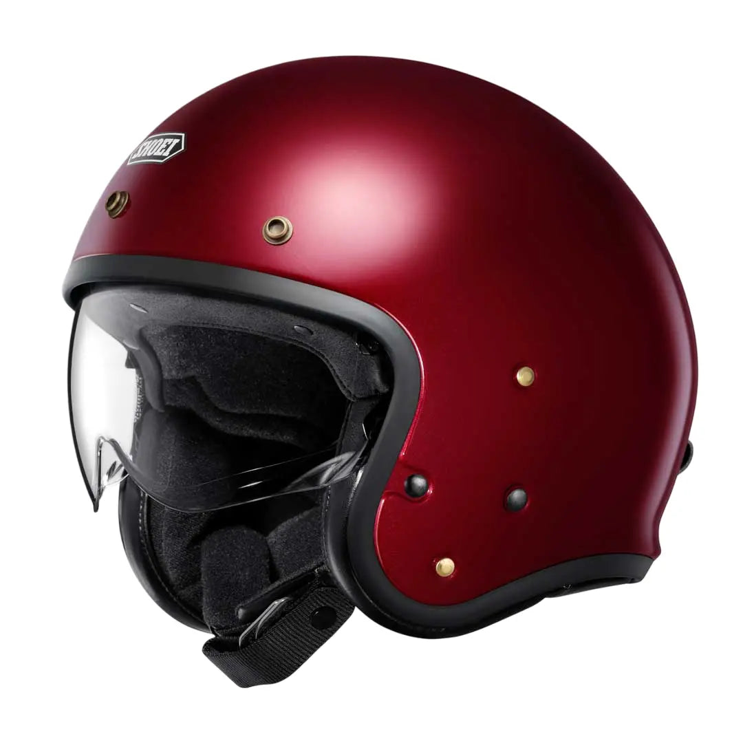 Shoei J.O2 Garnet Metallic Red FREE UK Delivery, FREE 365 Day Returns | Moto Central