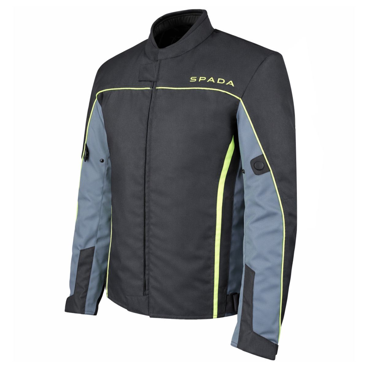 Spada Pace Rev.2 CE Waterproof Textile Jacket Black / Grey / Fluo FREE UK Delivery, FREE 365 Day Returns | Moto Central