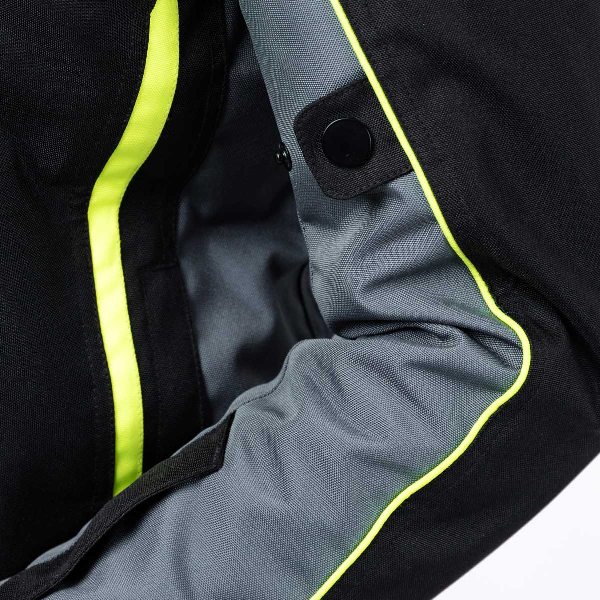Spada Pace Rev.2 CE Waterproof Textile Jacket Black / Grey / Fluo FREE UK Delivery, FREE 365 Day Returns | Moto Central