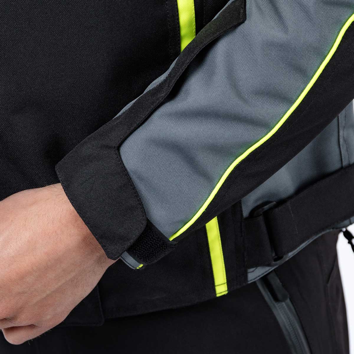Spada Pace Rev.2 CE Waterproof Textile Jacket Black / Grey / Fluo FREE UK Delivery, FREE 365 Day Returns | Moto Central