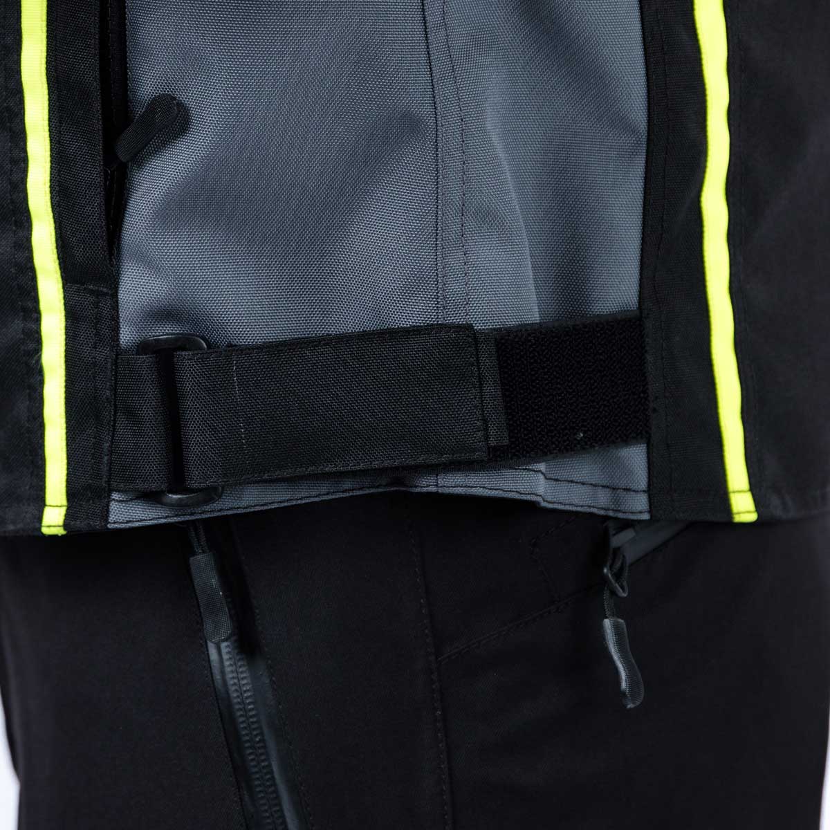 Spada Pace Rev.2 CE Waterproof Textile Jacket Black / Grey / Fluo FREE UK Delivery, FREE 365 Day Returns | Moto Central