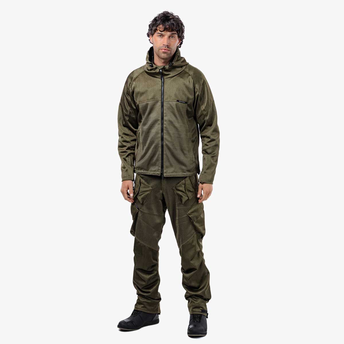 Spada Hooded Air CE Textile Jacket Olive Green FREE UK Delivery, FREE 365 Day Returns | Moto Central