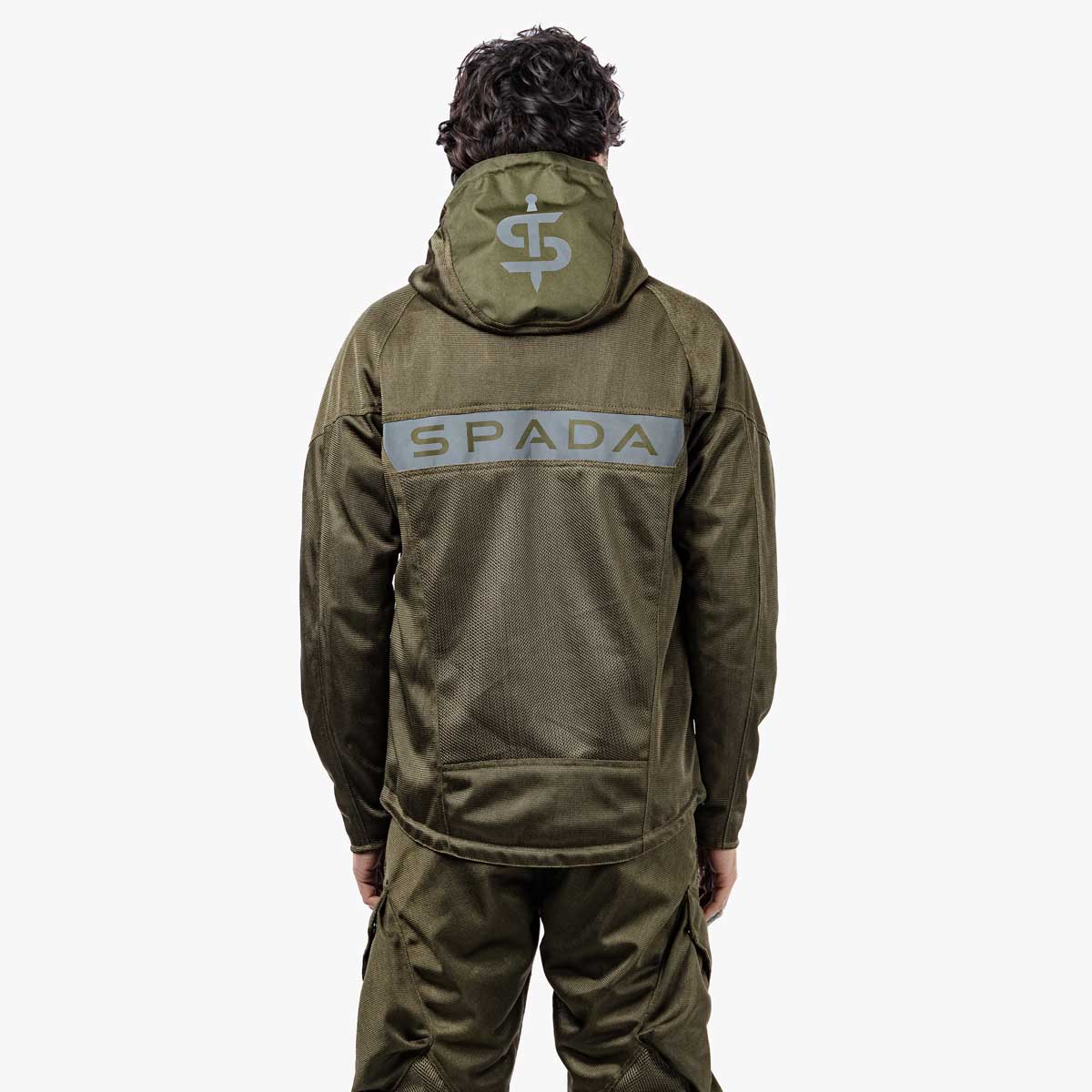 Spada Hooded Air CE Textile Jacket Olive Green FREE UK Delivery, FREE 365 Day Returns | Moto Central