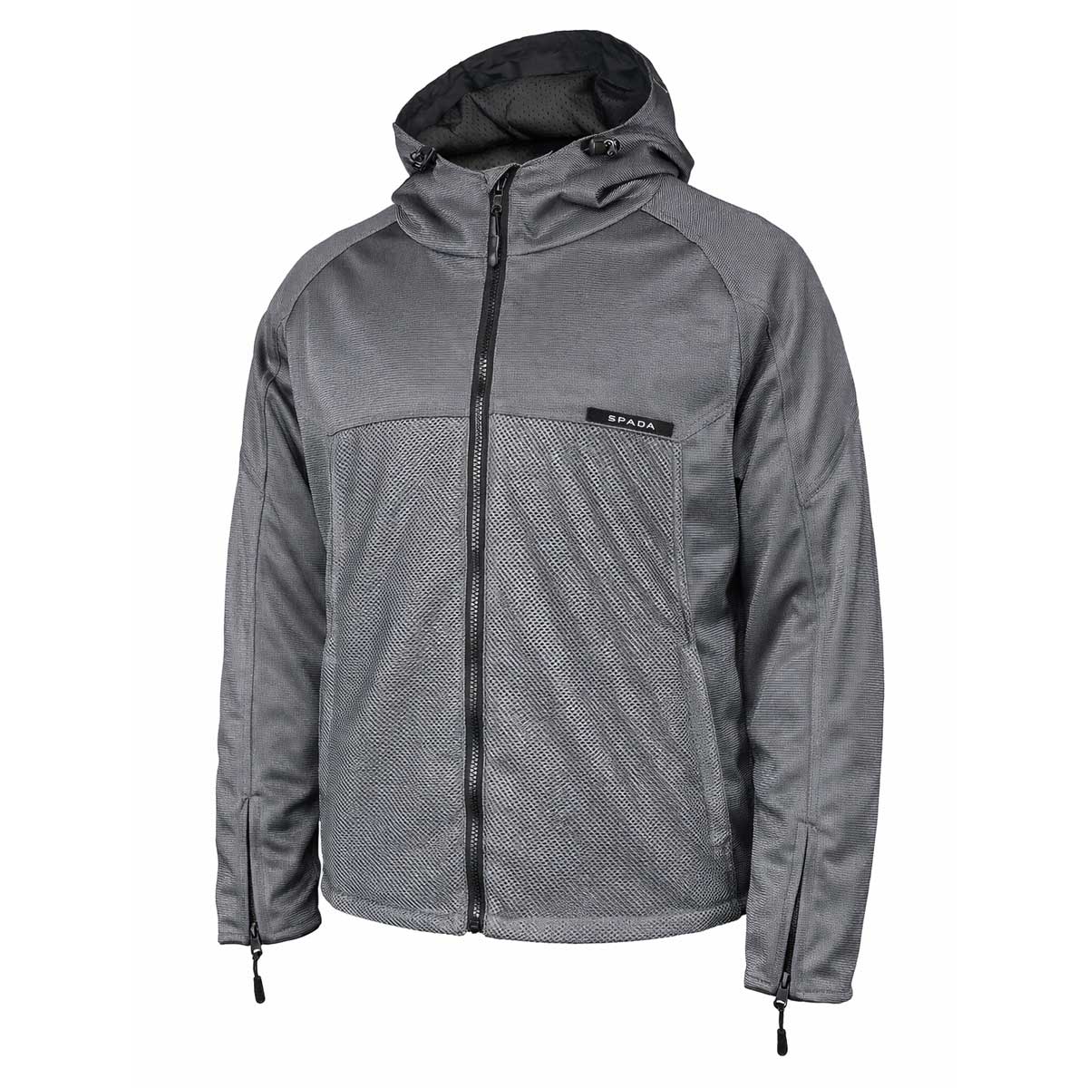 Spada Hooded Air CE Textile Jacket Ultimate Grey FREE UK Delivery, FREE 365 Day Returns | Moto Central