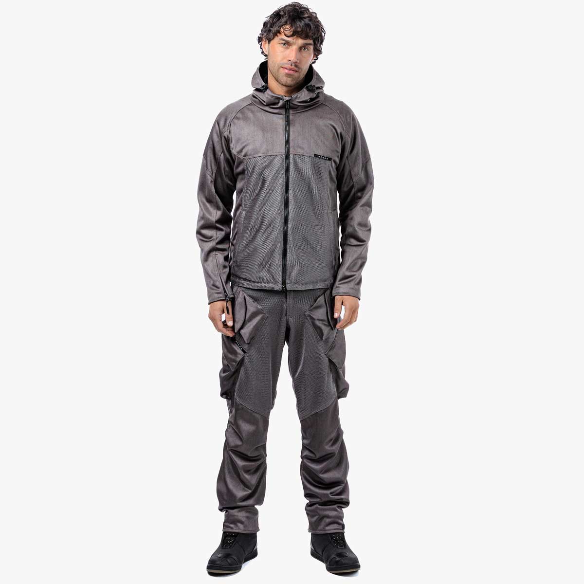 Spada Hooded Air CE Textile Jacket Ultimate Grey FREE UK Delivery, FREE 365 Day Returns | Moto Central