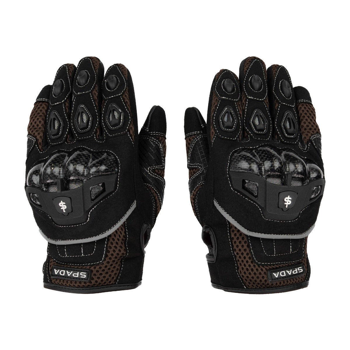 Spada MX-Air REV.2 CE Textile Gloves Walnut Brown