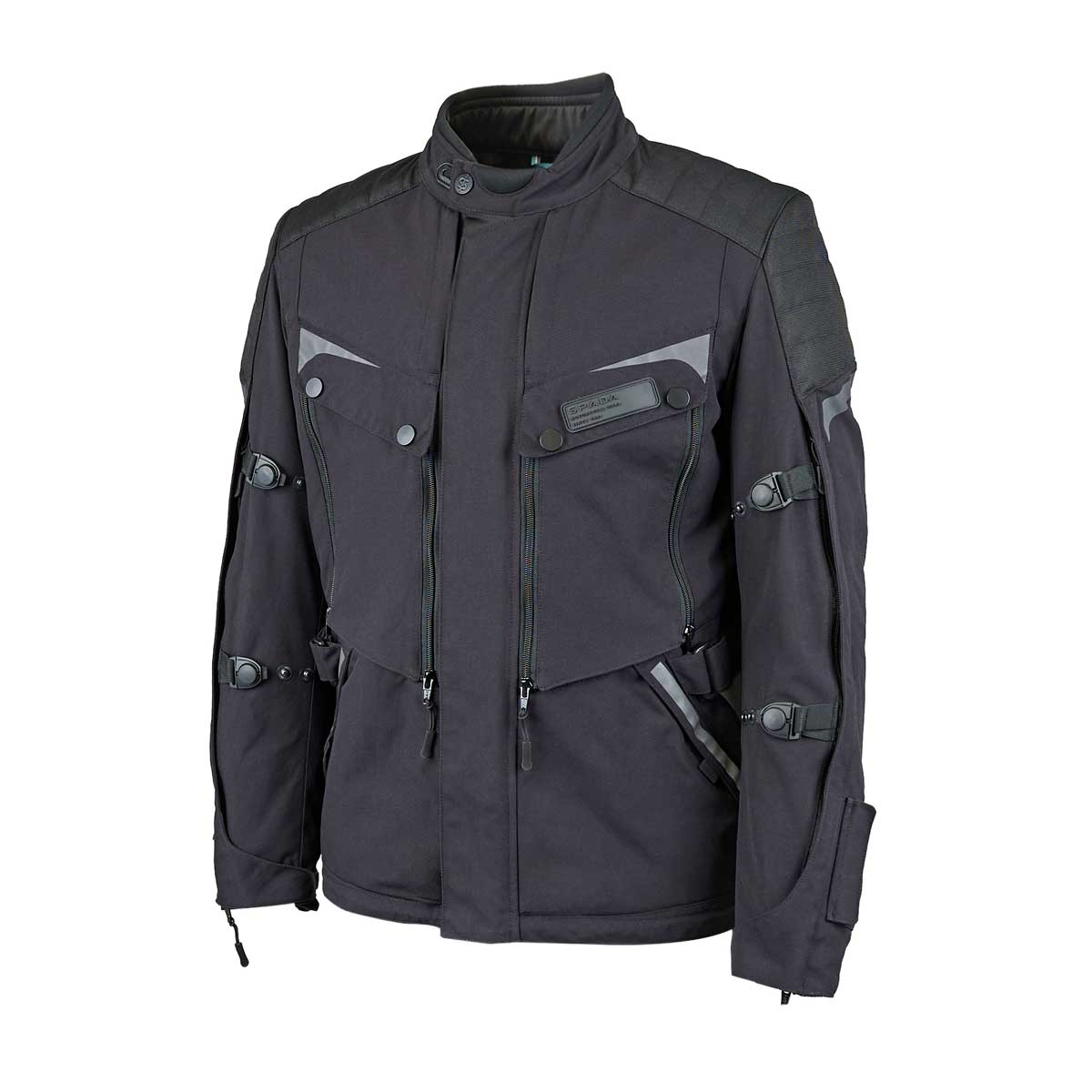 Spada Vanguard CE Waterproof Textile Jacket Stealth Black FREE UK Delivery, FREE 365 Day Returns | Moto Central