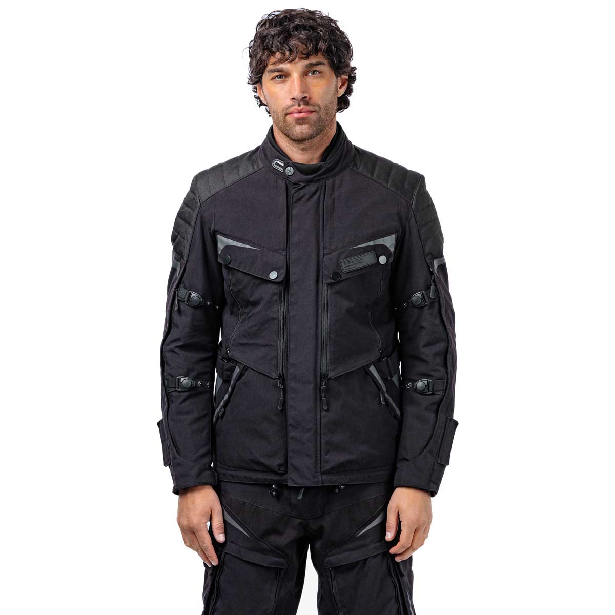Spada Vanguard CE Waterproof Textile Jacket Stealth Black FREE UK Delivery, FREE 365 Day Returns | Moto Central