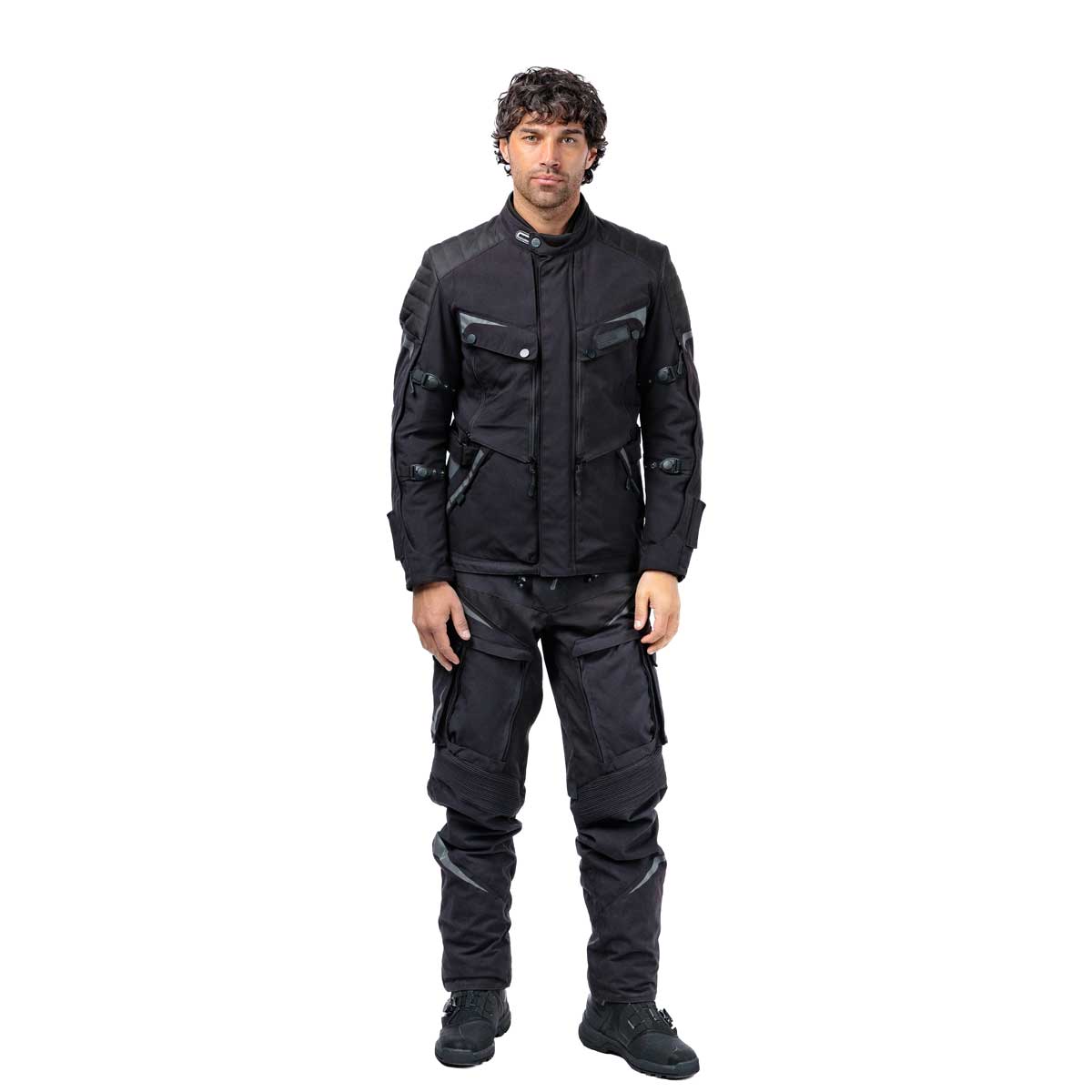 Spada Vanguard CE Waterproof Textile Jacket Stealth Black FREE UK Delivery, FREE 365 Day Returns | Moto Central