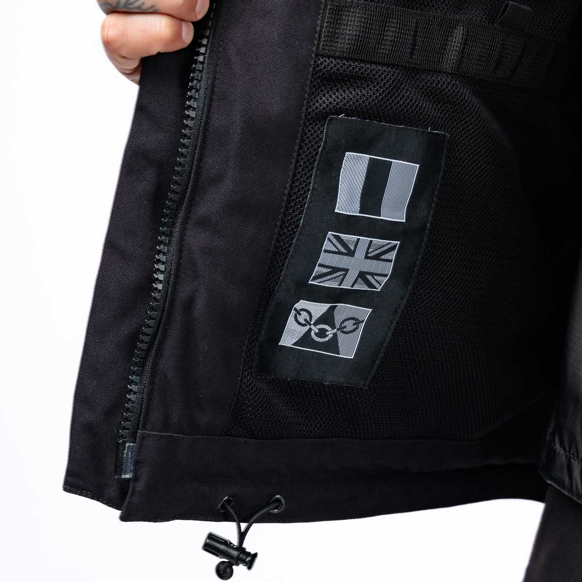 Spada Vanguard CE Waterproof Textile Jacket Stealth Black FREE UK Delivery, FREE 365 Day Returns | Moto Central