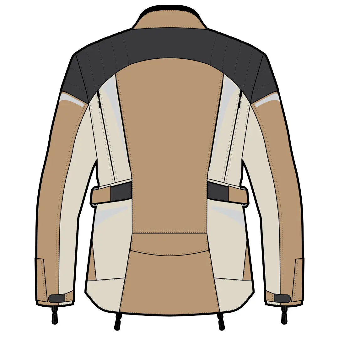 Spada Vanguard CE Waterproof Textile Jacket Desert Sand FREE UK Delivery, FREE 365 Day Returns | Moto Central