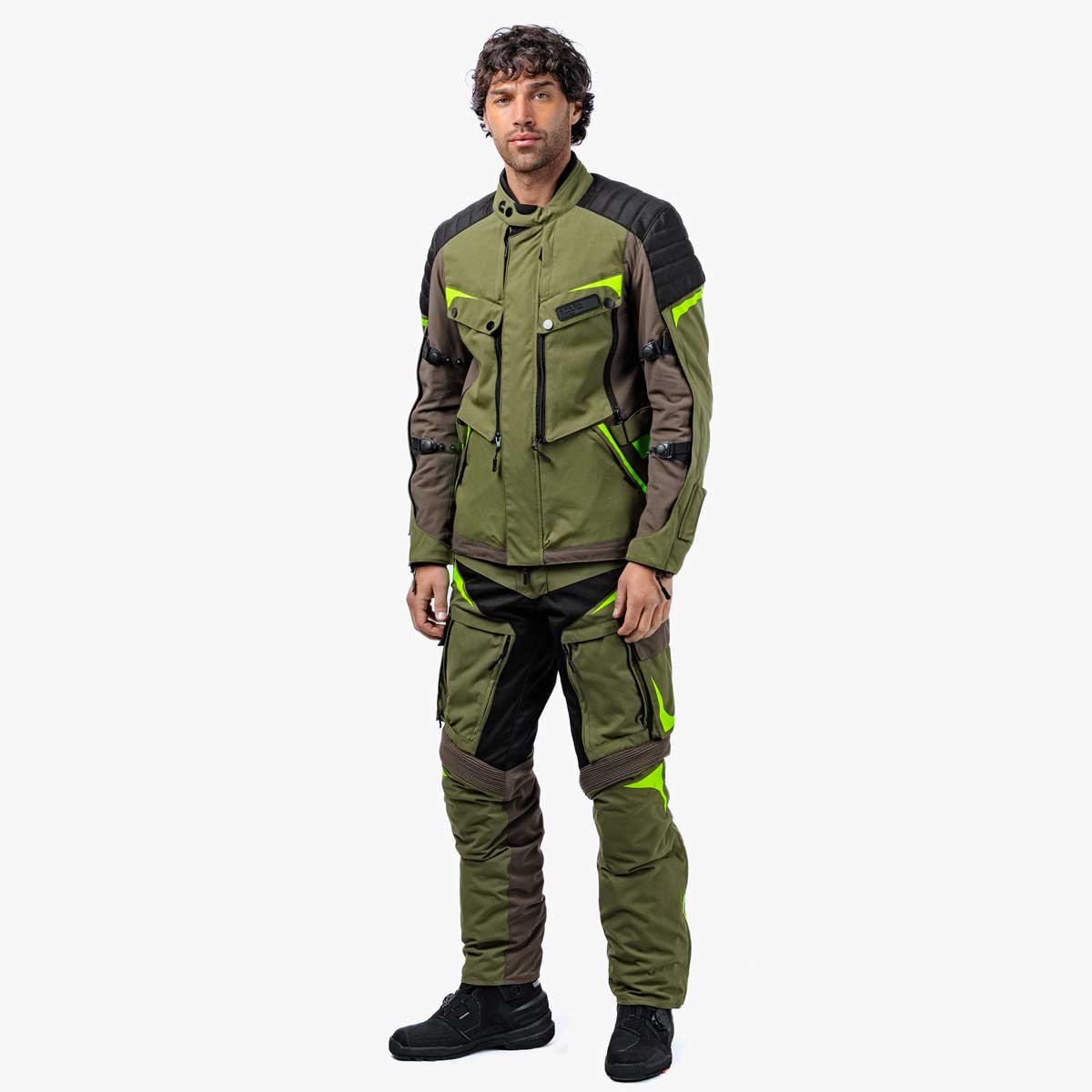Spada Vanguard CE Waterproof Textile Jacket Forest Green FREE UK Delivery, FREE 365 Day Returns | Moto Central
