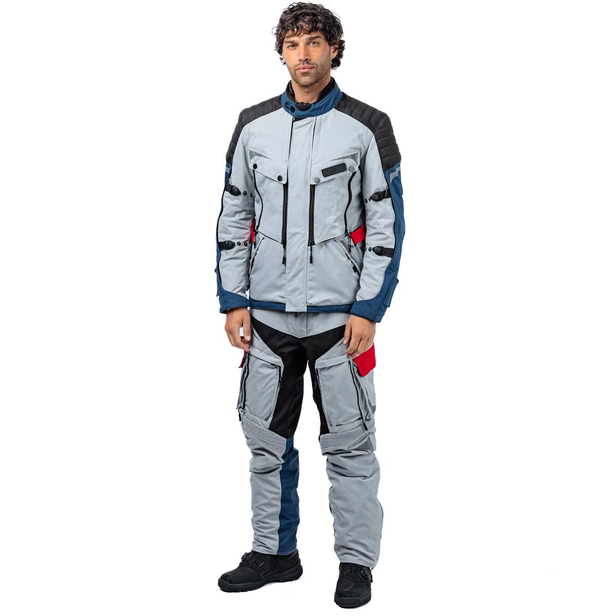 Spada Vanguard CE Waterproof Textile Jacket Racing Grey FREE UK Delivery, FREE 365 Day Returns | Moto Central