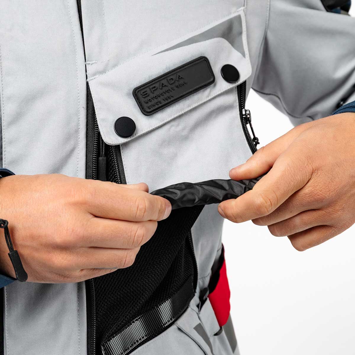 Spada Vanguard CE Waterproof Textile Jacket Racing Grey FREE UK Delivery, FREE 365 Day Returns | Moto Central