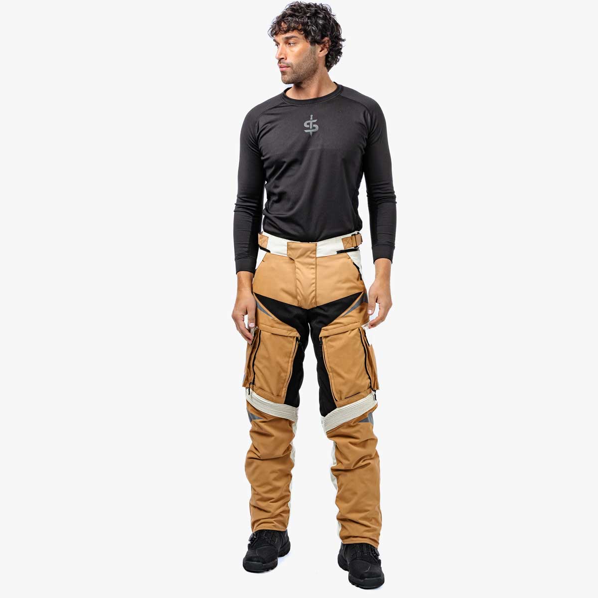 Spada Vanguard CE Waterproof Textile Trouser Desert Sand FREE UK Delivery, FREE 365 Day Returns | Moto Central