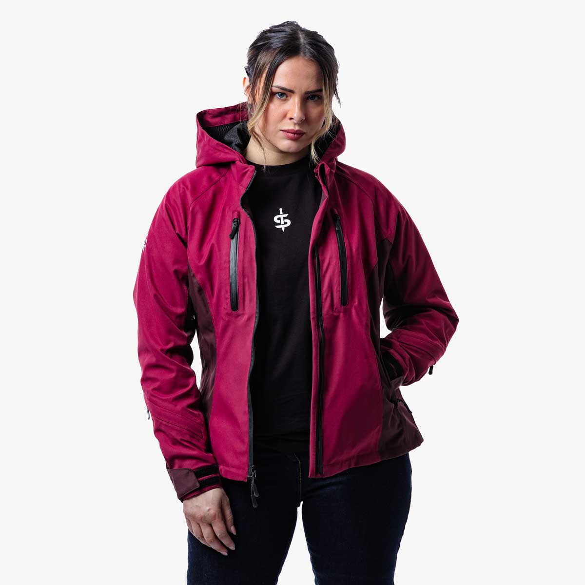 Spada Lula CE Waterproof Ladies Textile Jacket Port Red FREE UK Delivery, FREE 365 Day Returns | Moto Central