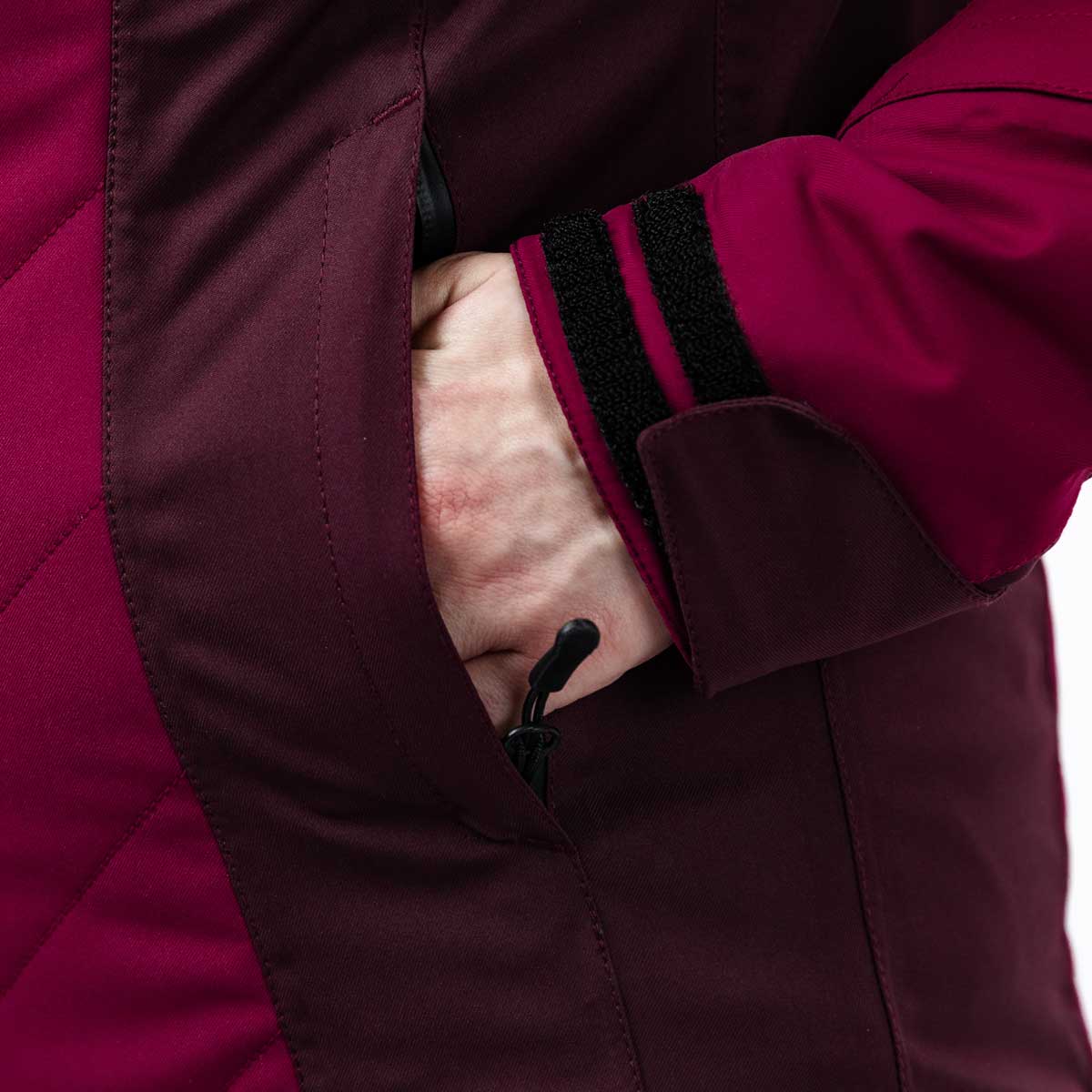 Spada Bella CE Waterproof Ladies Quilted Textile Jacket Port Red FREE UK Delivery, FREE 365 Day Returns | Moto Central