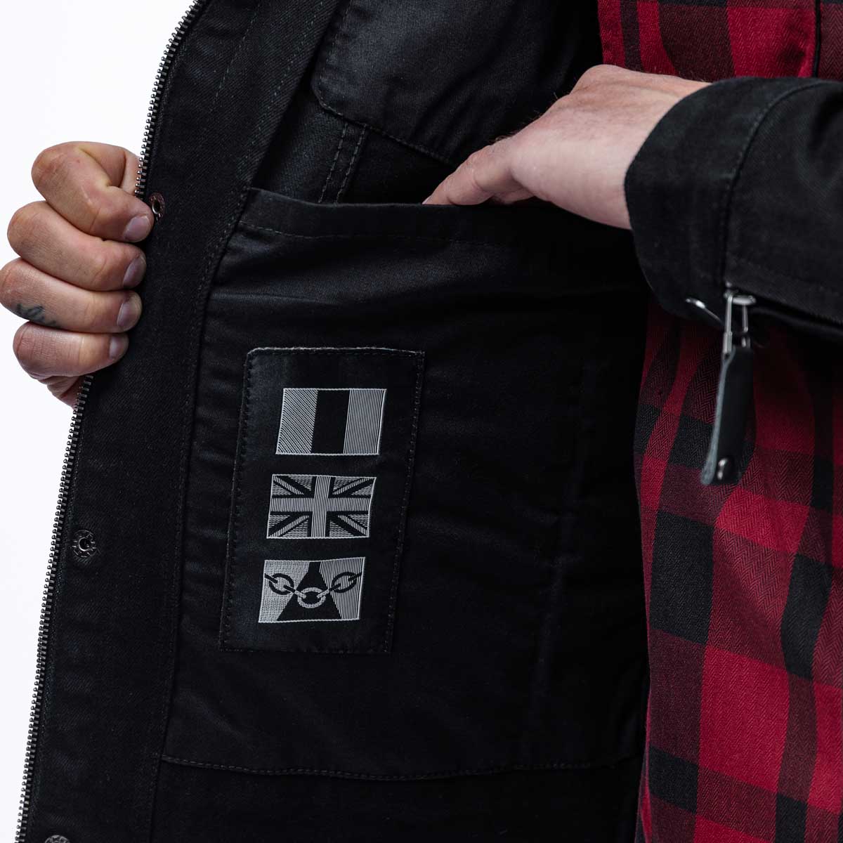 Spada Tura Trucker CE Denim Jacket Solid Black FREE UK Delivery, FREE 365 Day Returns | Moto Central