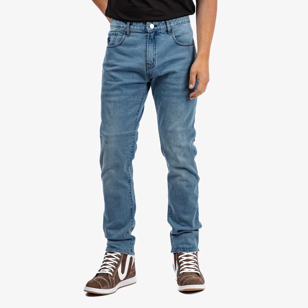 Spada Drifter CE Denim Jeans Beach Blue FREE UK Delivery, FREE 365 Day Returns | Moto Central