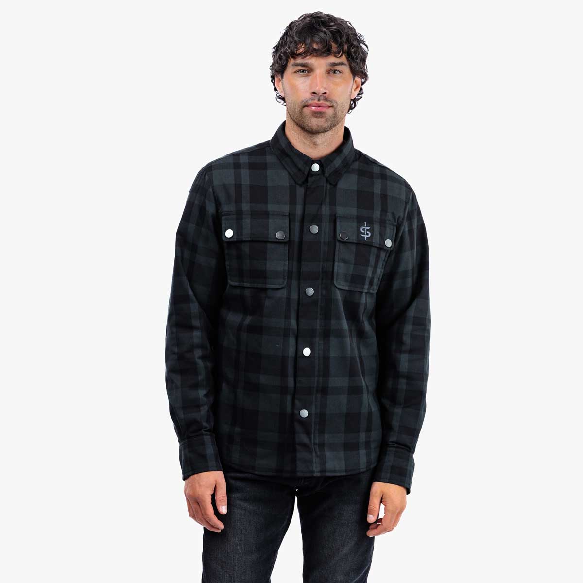 Spada Ember CE Shirt Black / Grey FREE UK Delivery, FREE 365 Day Returns | Moto Central