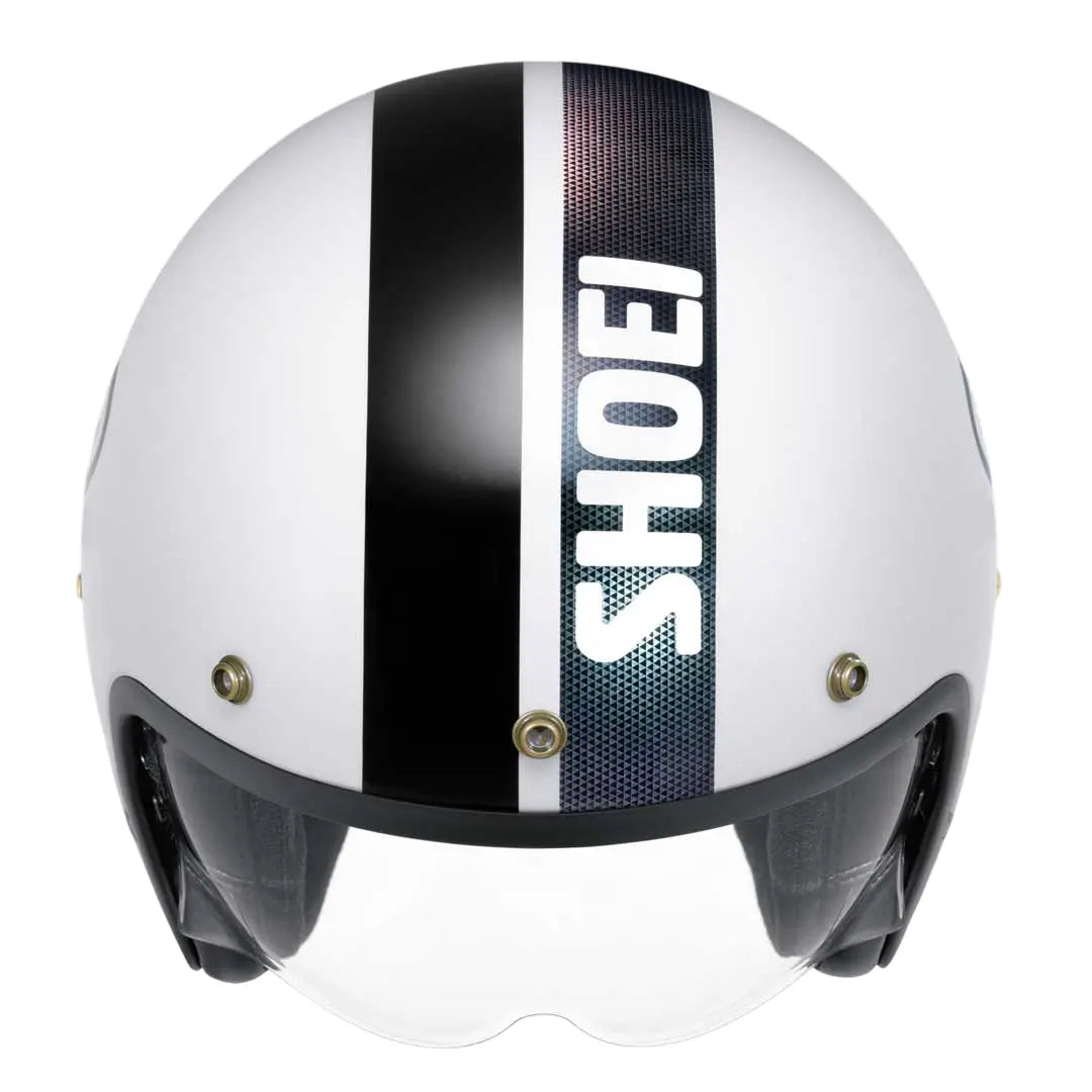 Shoei J.O2 Crosslogo 2 TC-6 White FREE UK Delivery, FREE 365 Day Returns | Moto Central