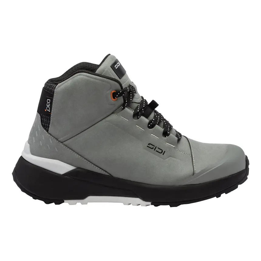 Sidi Nucleus Suede Waterproof CE Short Boots Deep Forest / Black, outer-side profile